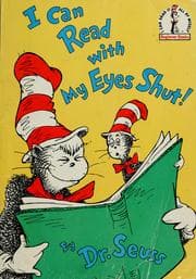 I CAN READ WITH MY EYES SHUT!
